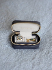 Stackers Petite reissieradendoos met ritssluiting - marineblauw
