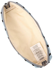 Roka Tate Kleine Baumwoll-Canvas-Tasche – Blau gestreift