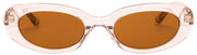 Lunettes de lecture MessyWeekend Lola Blue Light Sun - Marron/Beige Paloma