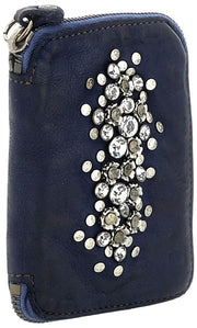 Campomaggi Bella Di Notte Tosca Stud Portemonnee - Blauw