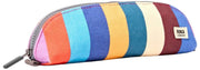 Roka Tate Small Cotton Canvas Pouch - Wide Multi Stripe