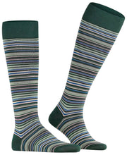 Falke Microblock Kniekousen - Jade Mel Groen