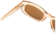 MessyWeekend Leon Blue Light Sun Lesebrille – Braun/Pfirsichbeige