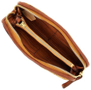 Campomaggi Veracruz leren tas van stro - natuurlijk beige/cognacbruin