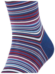 Falke Microblock Kniekousen - Stonewash Blauw