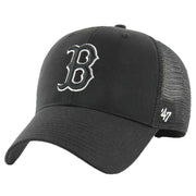 47 Brand Branson MLB Boston Red Sox Trucker Cap - Black/Black/White