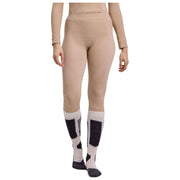 Collant 3/4 Regular Fit Falke Wool Technology - Beige Paille