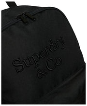 Superdry & Co Company Logo Rucksack – Schwarz/Schwarz