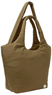 Roka Oxford Medium Taslon Schoudertas - Mosbruin