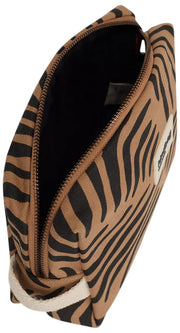 Hindbag Leon Toiletry Bag - Zebra Cinnamon Brown