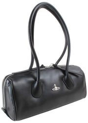 Vivienne Westwood Polly Smooth Bowling Bag - Black
