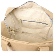 Sac fourre-tout moyen en toile de coton Roka Sloane - Beige Safari