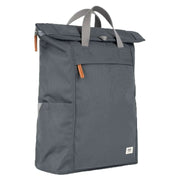 roka-finchley-a-large-recycled-canvas-backpack---faded-black-34462611