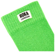 Roka Wimbledon Crew Socken – Online Lime