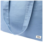 Roka Sloane Mittelgroße Baumwoll-Canvas-Einkaufstasche – Luftfahrtblau