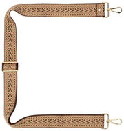 Elie Beaumont Tasriem - Chocolade Pastel Weave Bruin