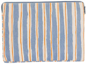 Hindbag Ava Mittelgroße 15-Zoll-Laptoptasche – Orange/Blau gestreift
