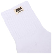 Roka Windsor Crew Socken – gebrochenes Weiß