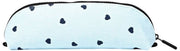 Roka Tate klein katoenen canvas etui - hartprint blauw
