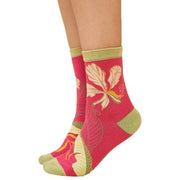 powder-delicate-tropical-ankle-socks---dark-rose-pink-34446227