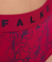 Falke Daily Comfort Print 2er-Pack Hipster-Slips – Schwarz/Rot