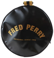 Fred Perry Tipped Classic Barrel Bag - Zwart/Goud