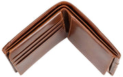 Dents Itchen Coin Bifold Portemonnaie – Cognacbraun