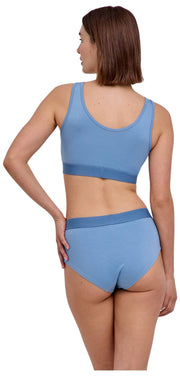 Falke Daily Comfort Lot de 2 brassières bustier - Bleu/Beige
