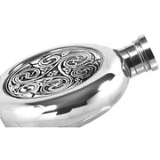 english-pewter-company-4oz-round-celtic-disk-flask---silver-34473085