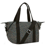kipling-art-mini-tote-bag---geo-feathers-black-34465616