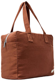 Sac fourre-tout moyen en toile de coton Roka Sloane - Lindt Brown