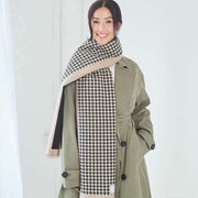 elie-beaumont-dogtooth-check-winter-scarf---blackbrown-35930951