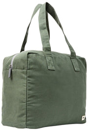 Sac fourre-tout moyen en toile de coton Roka Sloane - Vert saule