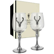 english-pewter-company-350ml-double-wine-glass-set---silverclear-34391600