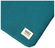 Roka Carnaby XL Recycled Canvas Crossbody Bag - Deep Teal Blue