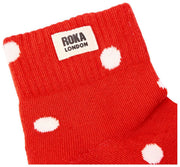 Roka Wembley-Söckchen – Orange Dot