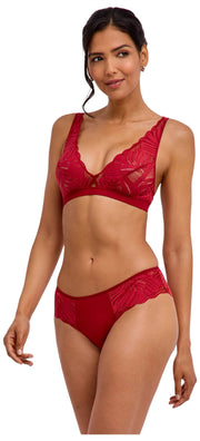 Falke Triangel-Bralette „Delicate Touch“ – Ventimiglia Rot