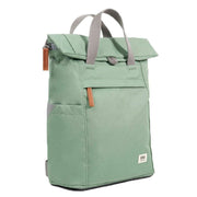 roka-finchley-a-small-recycled-canvas-backpack---frost-green-34462534