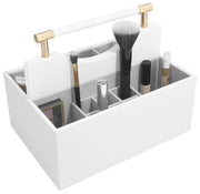 Organisateur de cosmétiques classique Stackers - Galet blanc