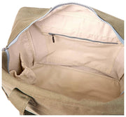 Roka Sloane Mittelgroße Baumwoll-Canvas-Einkaufstasche – Ranger Green