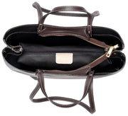 Elie Beaumont Origami Tote Bag - Dark Chocolate Brown