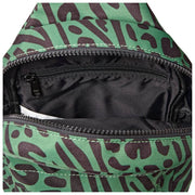Roka Willesden Grand sac à bandoulière en toile recyclée - Vert artichaut