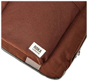 Petit sac de sport en toile recyclée Roka Gatwick - Marron chocolat