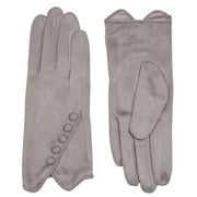 dents-buttoned-faux-suede-gloves---dove-grey-34477540