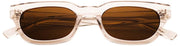 MessyWeekend Jenner Blaulicht-Lesebrille – Braun/Paloma Beige