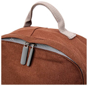 Roka Hampton kleine katoenen canvas rugzak - Lindt Brown