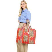 elie-beaumont-serendipity-cotton-quilted-tote-bag---tibetan-tiger-pinkorange-34386798