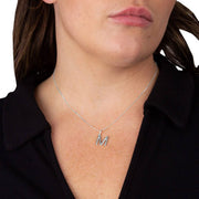 Beginnings m Pendentif initial - argent