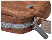 Roka Bond Recycled Canvas Crossbody Bag - Cinnamon Brown