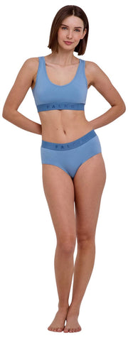 Falke Daily Comfort Lot de 2 brassières bustier - Bleu/Beige